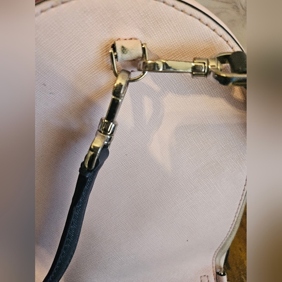 Kate Spade New York Floral Mini Backpack Pink & Black Crossbody Straps *Flaws* - Picture 12 of 15